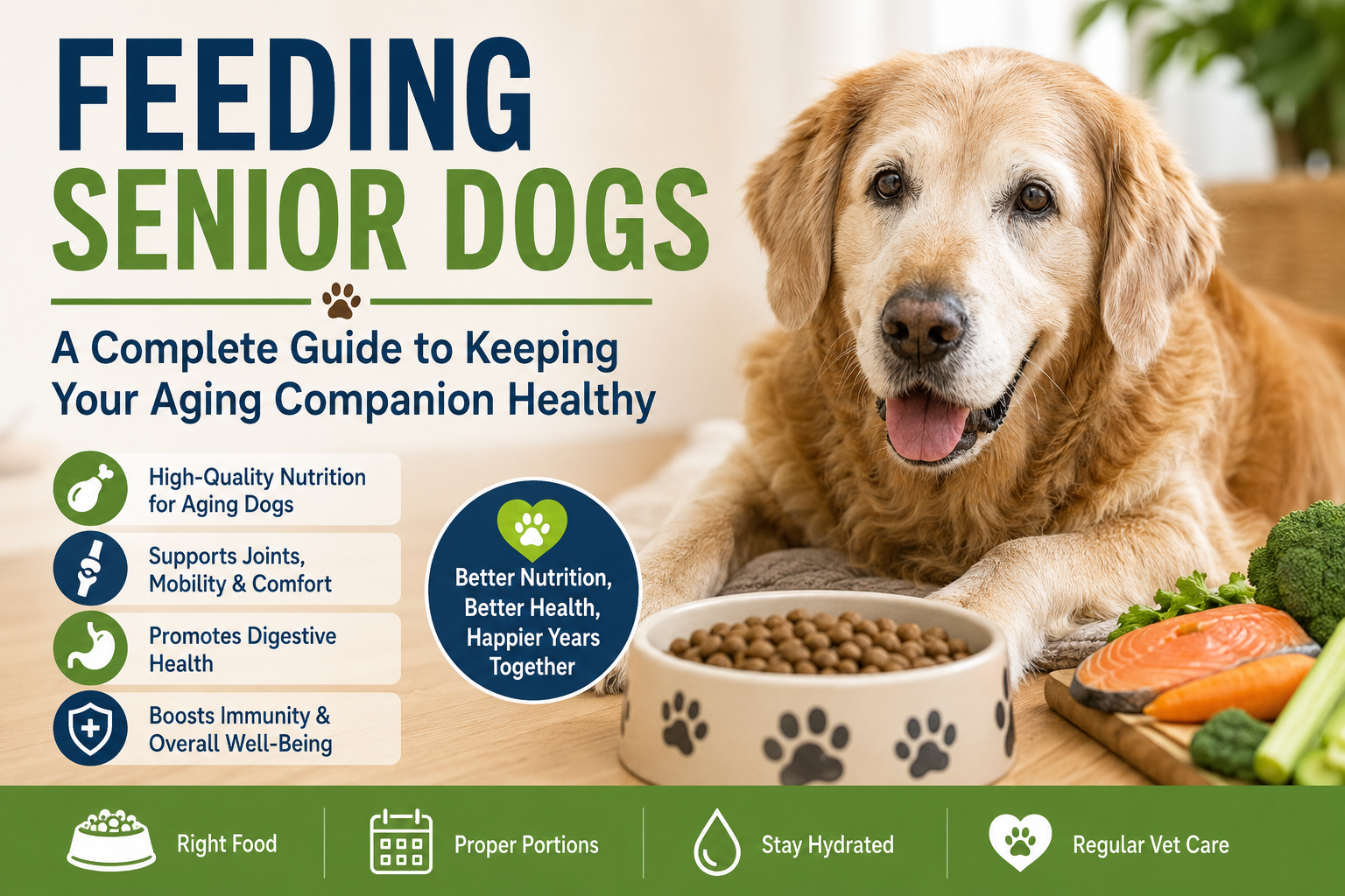 Feeding Senior Dogs: A Complete Guide to Keeping Your Aging Companion Healthy
