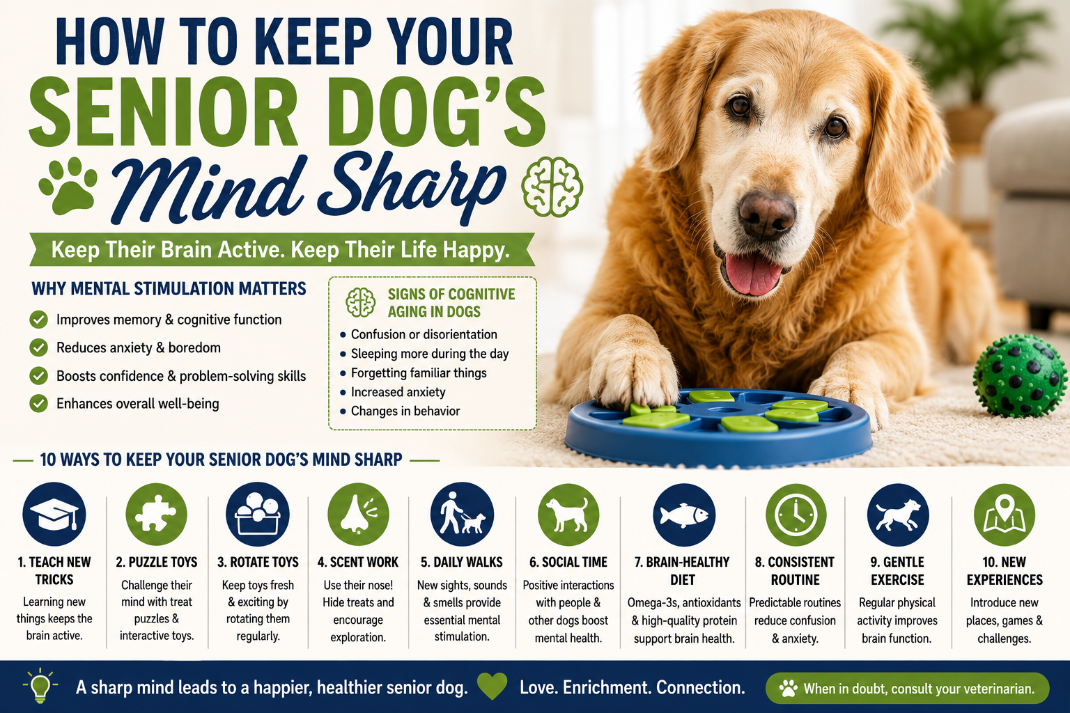 How to Keep Your Senior Dog’s Mind Sharp: Proven Tips for Mental Health and Cognitive Wellness How to Keep Your Senior Dog’s Mind Sharp: Proven Tips for Mental Health and Cognitive Wellness